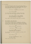 Moe Howard's 30pp. Script Dated April 1936 for The Three Stooges Film ''A Pain in the Pullman'' -- With Annotation in Moe's Hand -- Very Good Condition